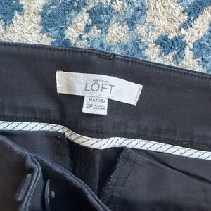 LOFT Charcoal Riviera Pants